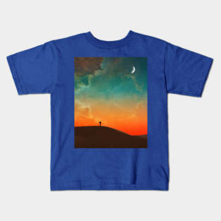 FREE IN THE DESERT NEBULA Kids T-Shirt